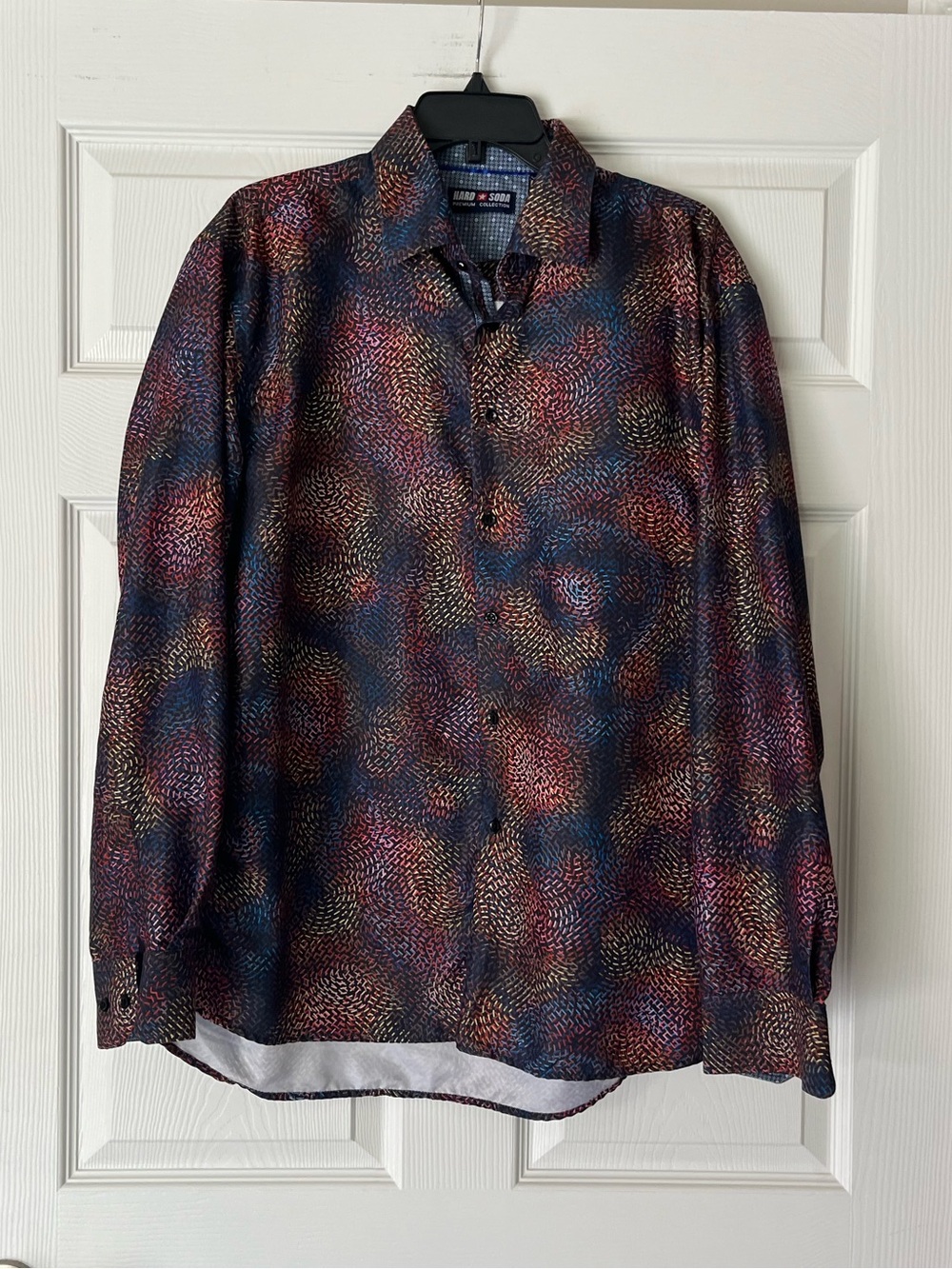 NWOT Hard Soda Multicolored Button Down Shirt